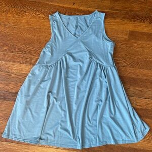 Sleeveless Swing V-neck Casual Dress